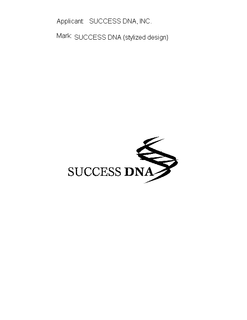 SUCCESS DNA trademark