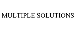MULTIPLE SOLUTIONS trademark