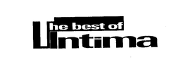 THE BEST OF INTIMA trademark