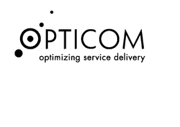 OPTICOM OPTIMIZING SERVICE DELIVERY trademark