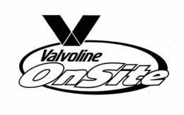 V VALVOLINE ON SITE trademark