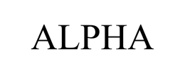 ALPHA trademark