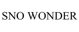 SNO WONDER trademark