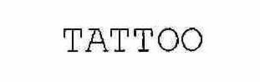 TATTOO trademark