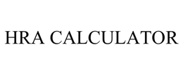 HRA CALCULATOR trademark
