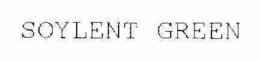 SOYLENT GREEN trademark