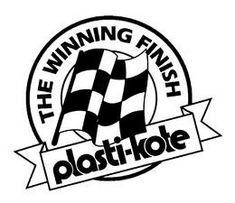 THE WINNING FINISH PLASTI-KOTE trademark