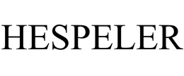 HESPELER trademark