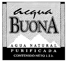 ACQUA BUONA AGUA NATURAL PURIFICADA CONTENIDO NETO 1.5 LT trademark