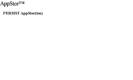 APPSTOR PERSIST APPSTOR trademark
