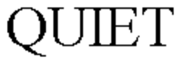 QUIET trademark