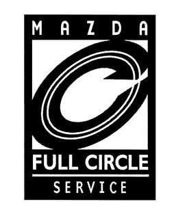 MAZDA FULL CIRCLE SERVICE trademark
