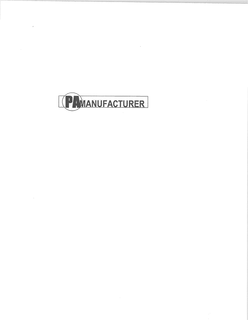 PAMANUFACTURER trademark