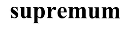 SUPREMUM trademark