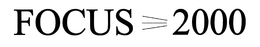FOCUS 2000 trademark