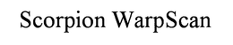 SCORPION WARPSCAN trademark