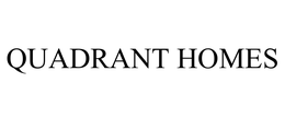 QUADRANT HOMES trademark