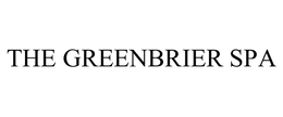 THE GREENBRIER SPA trademark
