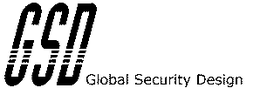 GSD GLOBAL SECURITY DESIGN trademark