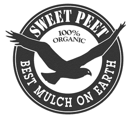 SWEET PEET 100% ORGANIC BEST MULCH ON EARTH trademark