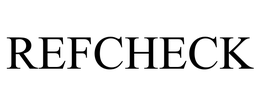 REFCHECK trademark