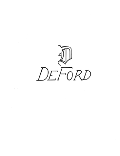 D DEFORD trademark