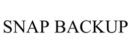 SNAP BACKUP trademark