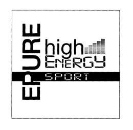 EPURE SPORT HIGH ENERGY trademark