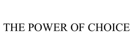 THE POWER OF CHOICE trademark