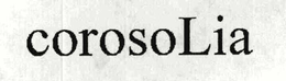 COROSOLIA trademark