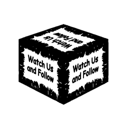 WATCH US AND FOLLOW trademark