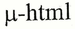 HTML trademark
