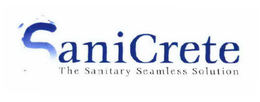 SANICRETE THE SANITARY SEAMLESS SOLUTION trademark