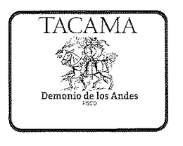 TACAMA DEMONIO DE LOS ANDES PISCO trademark
