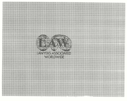 LAW LAWYERS ASSOCIATED WORLDWIDE trademark