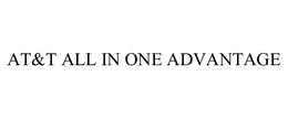 AT&T ALL IN ONE ADVANTAGE trademark