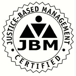 JBM JUSTICE-BASED MANAGEMENT CERTIFIED trademark