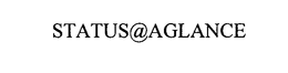 STATUS@AGLANCE trademark