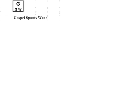 G S W GOSPEL SPORTS WEAR trademark
