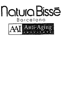 NATURA BISSE BARCELONA AAI ANTI-AGING INSTITUTE trademark