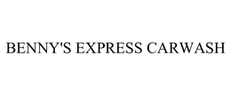 BENNY'S EXPRESS CARWASH trademark