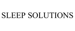 SLEEP SOLUTIONS trademark