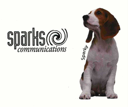 SPARKS COMMUNICATIONS; SPARKY THE BEAGLE DOG trademark