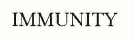 IMMUNITY trademark