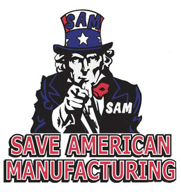 SAM SAVE AMERICAN MANUFACTURING trademark