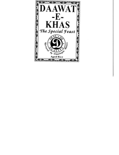 DAAWAT-E-KHAS THE SPECIAL FEAST D SEAL OF QUALITY NUTURED BY HIMALAYAN WATERS AGED RICE trademark