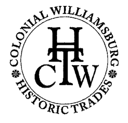 CWHT COLONIAL WILLIAMSBURG HISTORIC TRADES trademark