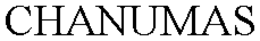 CHANUMAS trademark