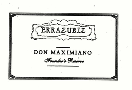 ERRAZURIZ DON MAXIMIANO FOUNDER'S RESERVE trademark