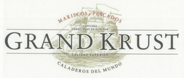 GRAND KRUST MARISCOS Y PESCADOS CALADEROS DEL MUNDO CAPTURAS CONGELADAS EN ALTA MAR CALIDAD SUPERIOR trademark